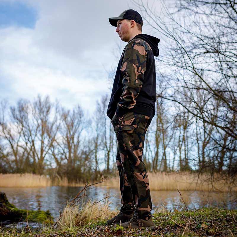 Fox LW Camo Zip Hoodie Joggers Carp Fishing Draws