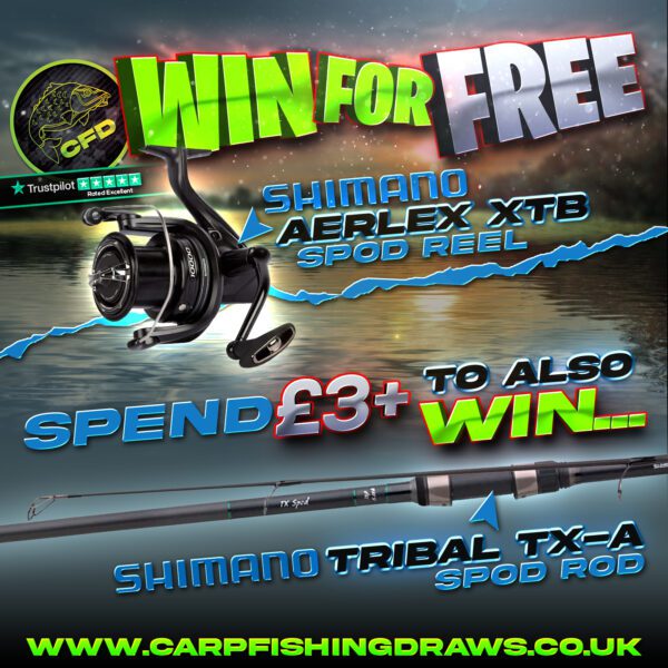 FREE ENTRY DRAW - Spend £3+ to win both!