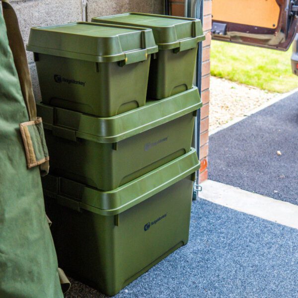 🩶🎟️ Ridge Monkey Armoury Stackable Storage Boxes Or £60 CASH!!! - Image 3